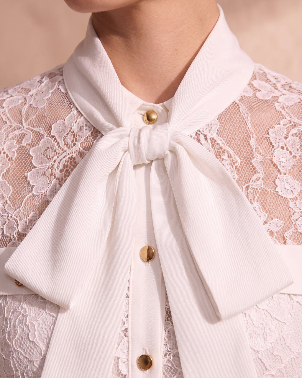 Lace Panel Vintage Shirt Dress (Belt Not Included)