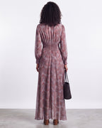 Lyocell Bohemian Print Resort Maxi Dress
