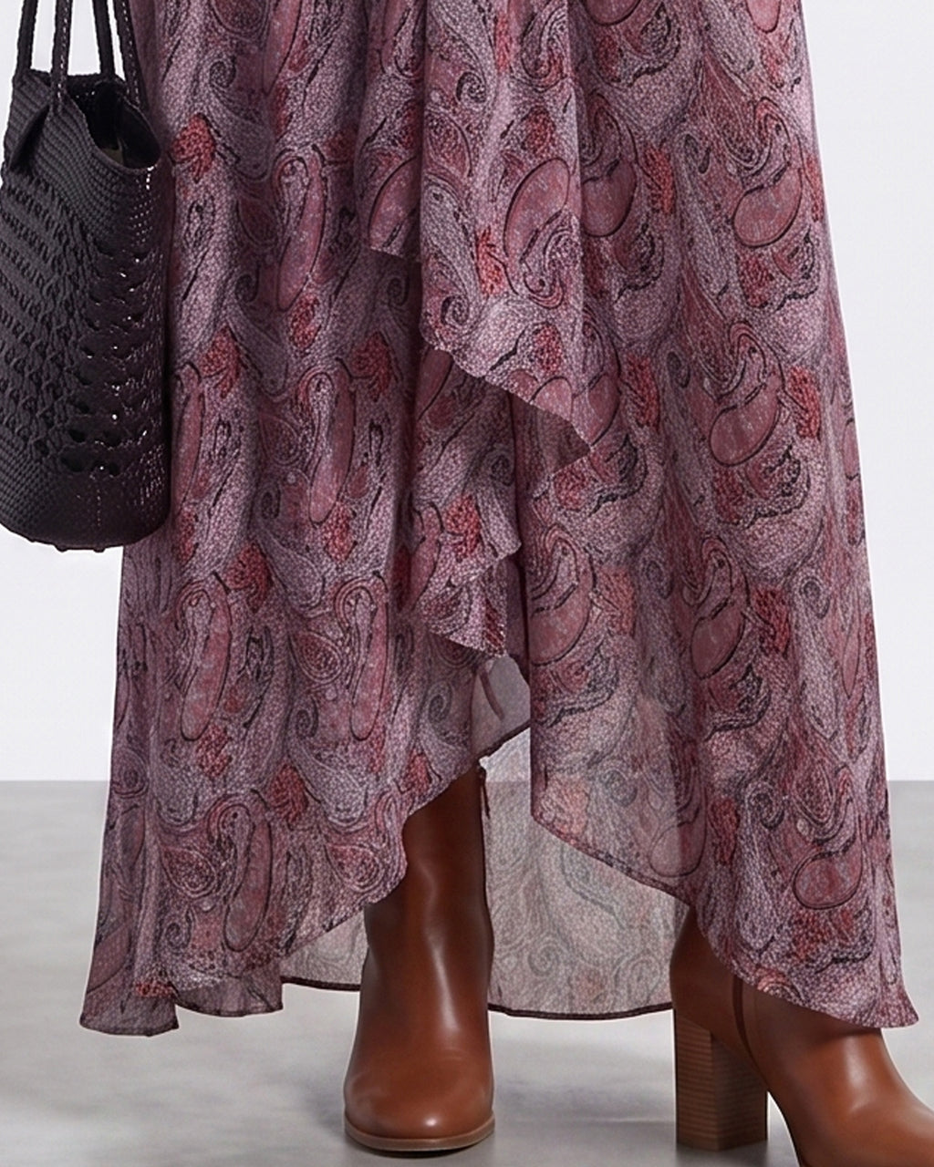 Lyocell Bohemian Print Resort Maxi Dress