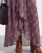 Lyocell Bohemian Print Resort Maxi Dress