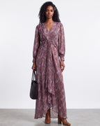 Lyocell Bohemian Print Resort Maxi Dress