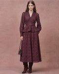Eyelet Fabric V-Neck Romantic Dress Set