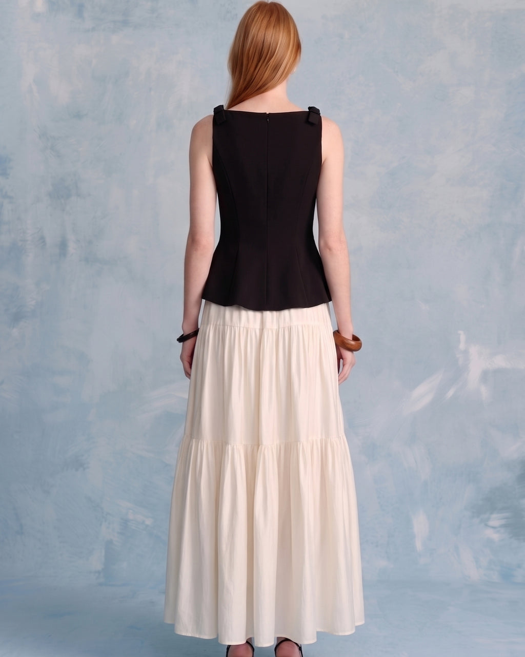 Lyocell Cotton Flowing Vintage Dress Set