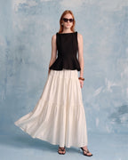 Lyocell Cotton Flowing Vintage Dress Set